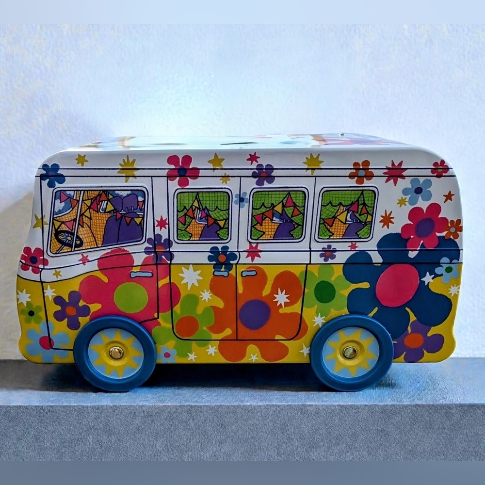 Lush Limited Edition Magic Bus Collectible Tin- Retro Van Coin Bank